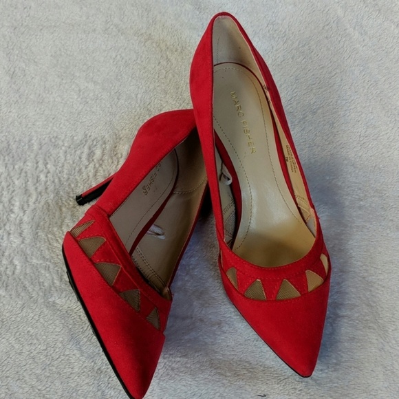 marc fisher red heels